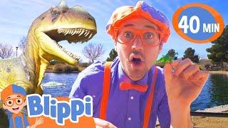 Blippi Visits a Dinosaur Exhibition! | BEST OF BLIPPI TOYS | Educational Videos for Kids | Dinosaurs