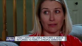 Chad Carr's valuable pictures and videos returned to family, two people arrested
