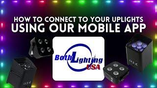 How to use the Both Lighting Wifi App with Uplights (Both Lighting USA)