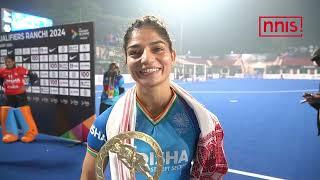 Udita's Century Brilliance: India Storms into Semifinals with 5-1 Win! 