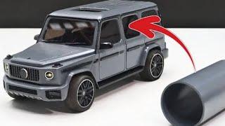 Handmade RC Benz G-Wagon from PVC | DIY RC G-63 Model | Custom Remote Control Car