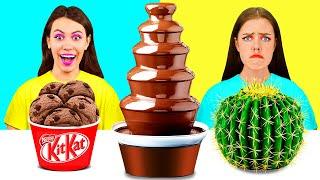 Desafío De Fuente De Chocolate | Batalla de Comida por 4Fun Challenge