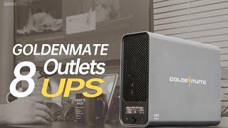 GoldenMate 8 Outlets UPS Review: Live Off Grid? At Least With a UPS