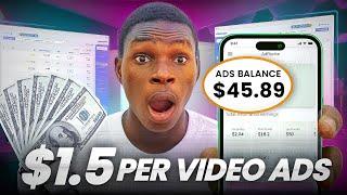 Earn Instant $1.5 Per Video Ad You Watch And Rate! Make Money Online Watching videos Ads