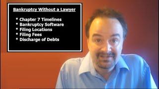 How To File Bankruptcy Without a Lawyer