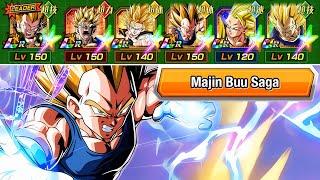 UPGRADED MAJIN BUU SAGA TEAM VS GOKU & FRIEZA (NO ITEMS) Dragon Ball Z Dokkan Battle
