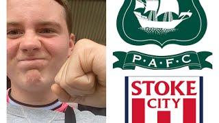 Plymouth vs Stoke city / late scenes as stoke win away at Plymouth