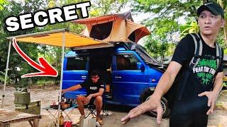 SMALLEST CAMPER VAN TOUR - Sikreto sa Loob ng Minivan ni Boy Perstaym