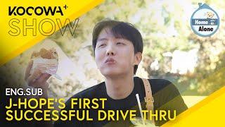 BTS's J-HOPE Enjoys Nature While Eating In-n-Out At The Park  | Home Alone EP585 | KOCOWA+