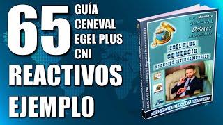 Guía CENEVAL EGEL PLUS COMERCIO NEGOCIOS INTERNACIONALES +65 Reactivos Simulador ¡Actual y Resuelta!