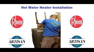 Rob Piping in a Rheem Electric Hot Water Heater