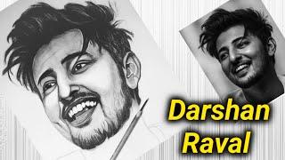 Pencil Drawing - Darshan Raval / Shyamli S Gupta Art