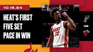 Starters COOK Through First Three Quarters  | San Antonio Spurs vs. Miami HEAT | October 15, 2024