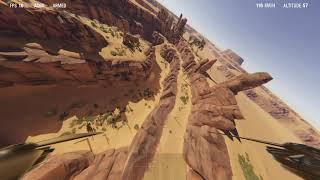 Orqa FPV.Skydive Short FPV Drone Flight Gameplay Video - Red Valley #fpv #fpvsime #fpvdrone