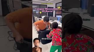 Tangan Menempel Dikursi #funny #dubbing #shorts
