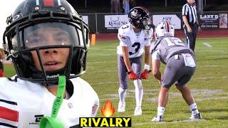 BIGGEST RIVALRY FOOTBALL GAME GETS HEATED!!! 