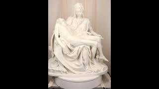 Ebros Large Michelangelo Vatican Catholic Reproduction Of La Pieta Statue 18.25"Tall