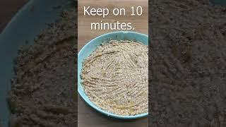 There are only three ingredients. A simple healthy cookie recipe.