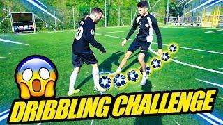 DRIBBLING SKILLS FOOTBALL CHALLENGE! w/Ohm, Footwork & Enry Lazza