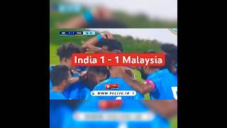India 1 - 1 Malaysia Football Half Time Score Goals Highlights #indianfootballteam #friendlymatch