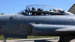 First Flight After Restoration! T-33 Silver Star #133346.