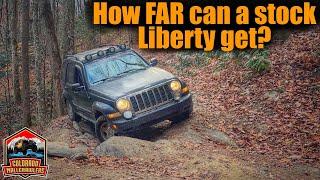 Can a Stock Jeep Liberty SURVIVE Hurricane Creek? | Full Trail Guide