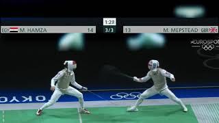 Tokyo 2021 [T32] Mepstead (GBR) v Hamza (EGY) | Olympic Fencing | Men's Foil Individual Highlight