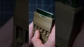 5 card 3d printed wallet, prints in place