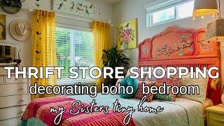 Boho Bedroom Decorating / Thrift Store Shopping bargains