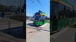 Odjazd 98/2 #shorts #tram #tramvaj #tramwaj #tramwaje #linia98poznan @MPKPoznan_official