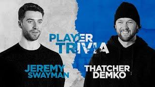 SAP Player Trivia: Jeremy Swayman vs. Thatcher Demko