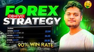 BEST FOREX STRATEGY Win Rate Up To 90% | OB+FVG STRATEGY