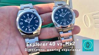 Explorer 40 vs Mk2 (and 124270)