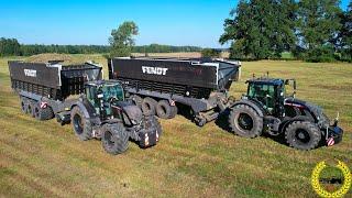 GUT LEWITZ Teil 2. - 2000 Hektar Heulage Schwaden, Ladewagen, Häckseln und Silo