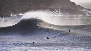 Surfing In A Storm - Wales, UK