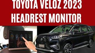 Toyota Veloz 2023 Headrest Monitor ang ganda sobrang sulit