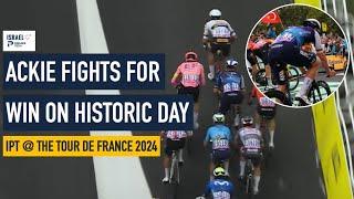 Ackie fights for win on historic Tour de France day