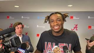 Alabama QB Jalen Milroe after Georgia Win