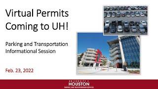 UH Parking and Transportation Informational Session