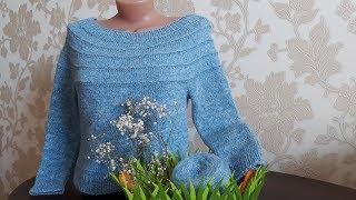 Джемпер "Изморозь" спицами. Часть 1. Обзор, расчеты, вяжем узор.