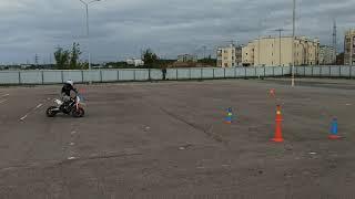 Gymkhana GP2020/ stage 4/ Shmakov Viktor/ Motoland CRF 125 SM/ heat 1/ 1.10.84