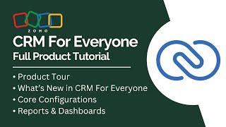 Zoho CRM for Everyone 2025 Full Tutorial || What's New?