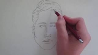 How To Draw A Male Face