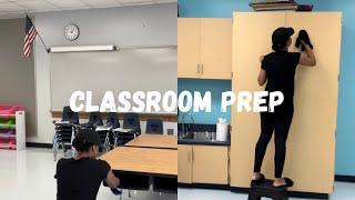 Prepping for Classroom Setup | First Year Teacher