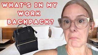 What's In My work Backpack * Flight Attendant Life