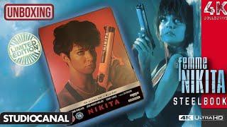 La Femme Nikita 4K UltraHD Blu-ray Studiocanal steelbook unboxing