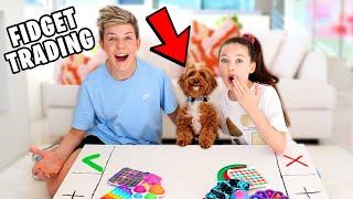 OUR PUPPY DECIDES OUR FIDGET TRADING!! The Empire Family