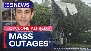 Ex-Tropical Cyclone Alfred: Over 200,000 homes, businesses still without power | 9 News Australia