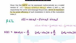 What’s the power efficiency of narrowband FM (NBFM)?