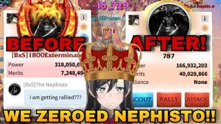 WE ZEROED NEPHISTO! Strongest player in【CALL OF DRAGONS】